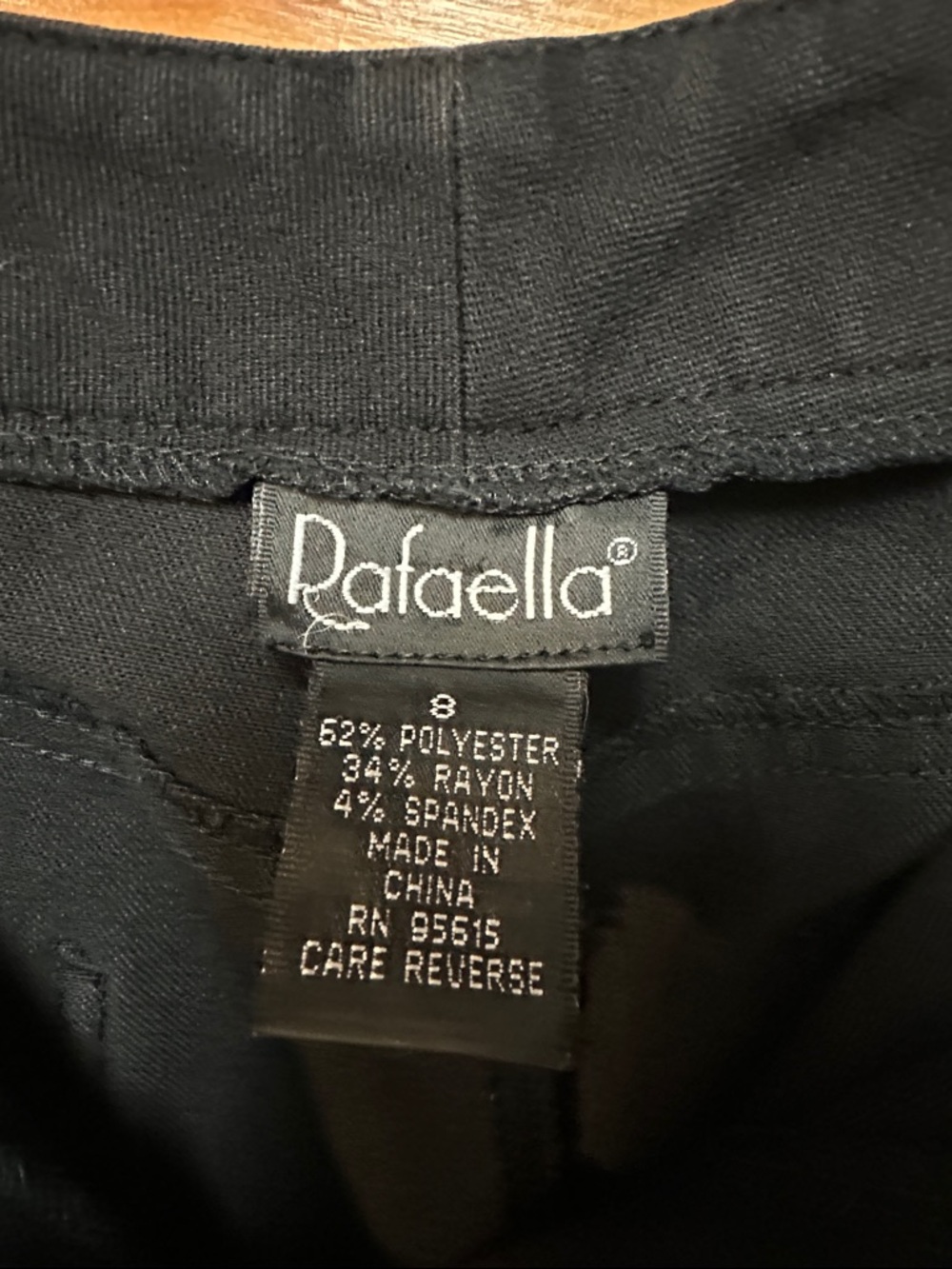Rafaella Black Pull-On Pants - Picture 2 of 9